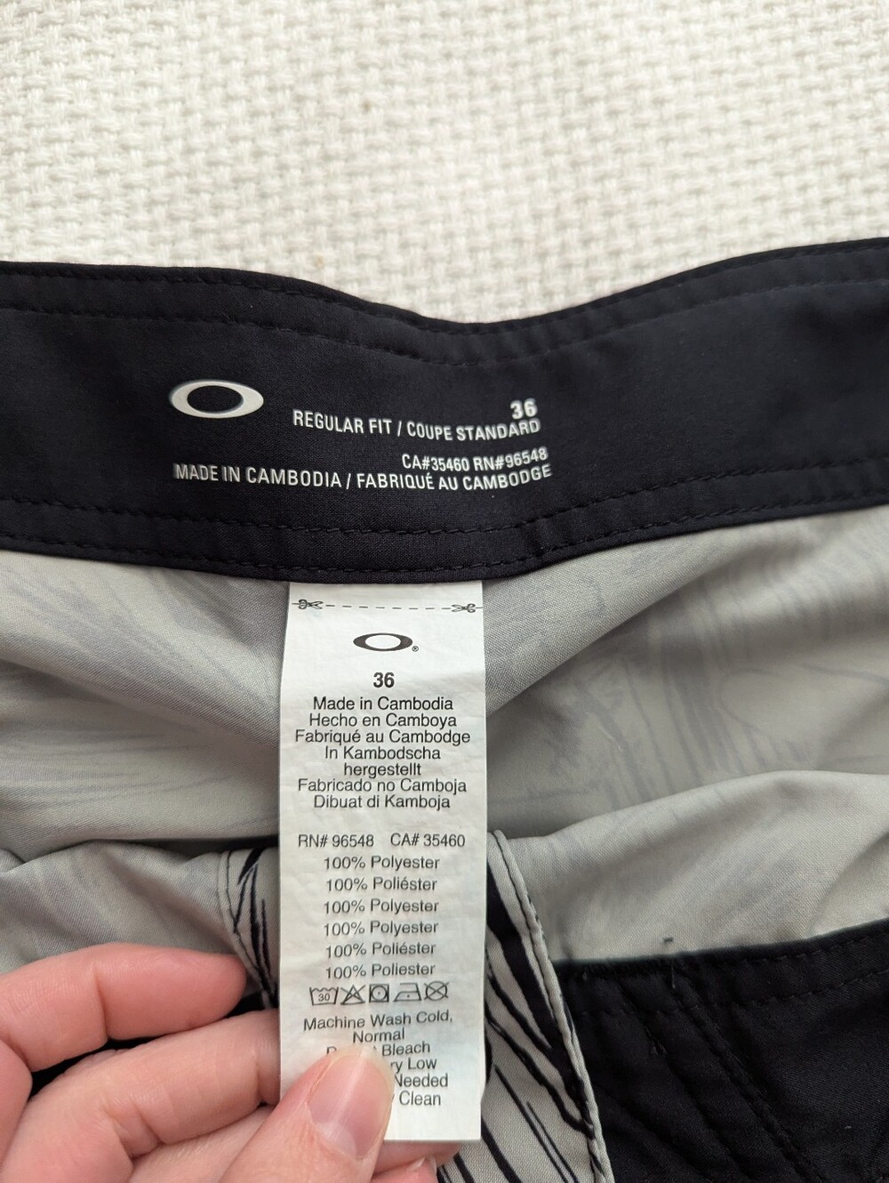 OAKLEY Mens Sz.36 Waist Boardshorts/Surf/Swim - Picture 4 of 7